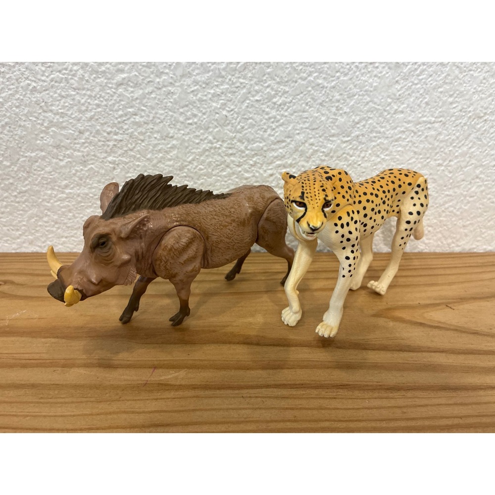 Disney The Lion King Pumbaa Warthog and Cheetah Action Figure Set Live Action